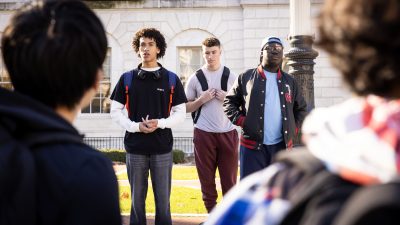 UConn Waterbury Urban Studies Class Presentations on location